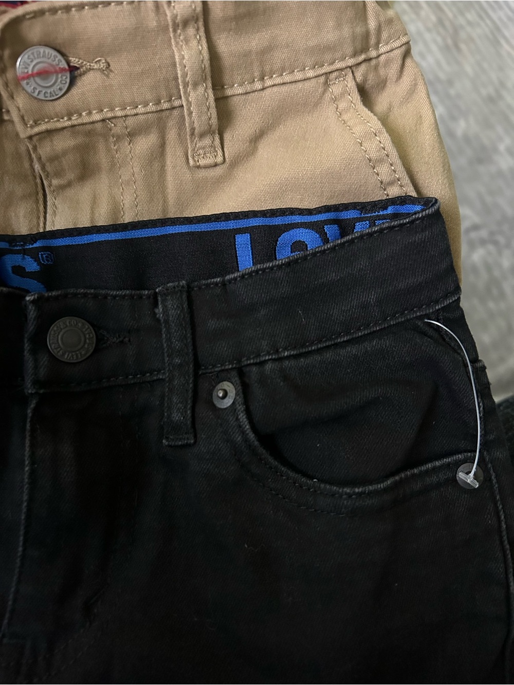 Levi’s Boys 502 Regular Taper Pants Bundle (Set of 2) Size 8 - Picture 13 of 13